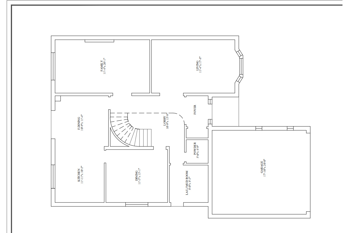floor plan 1200宽