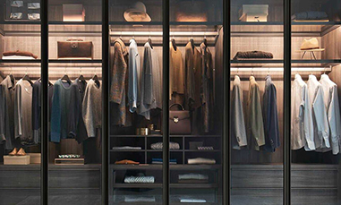 Modern Glass Wardrobe Cabinet