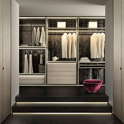 Flexible Wardrobe cabinetry type options