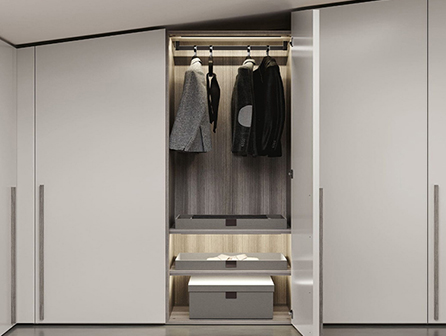 Modern MDF Material Door Wardrobe Cabinet With Hinge Cabinet