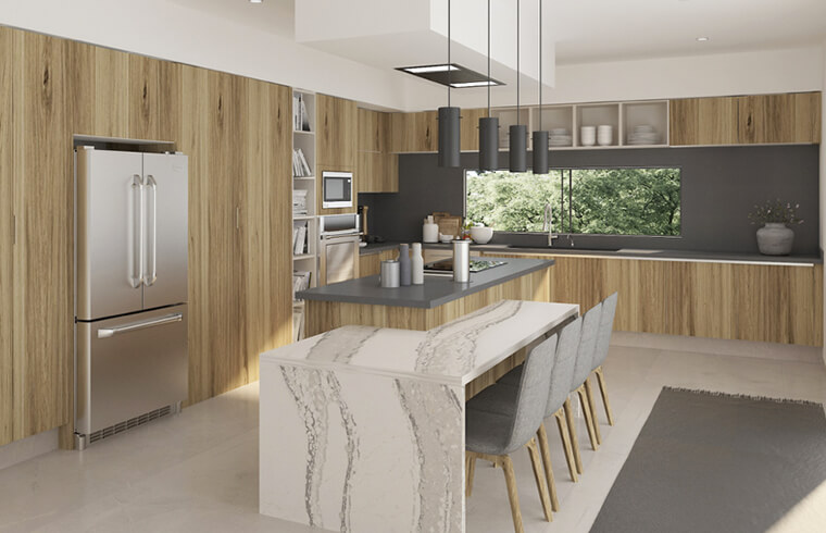 Armoires de cuisine en noyer