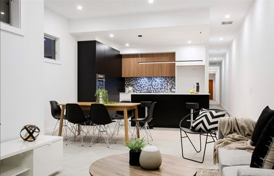 Black cabinetry Black cabinetry