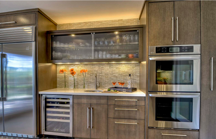 Kitchen Cabinets with Melamine Finished