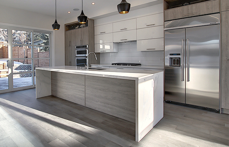 Kitchen Cabinets with Melamine Finished