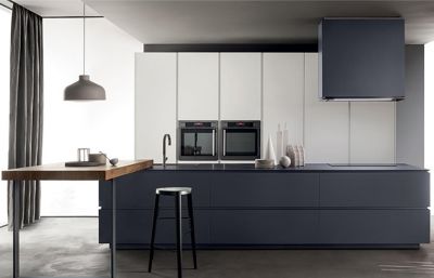 Contemporary kitchen - K series - Boffi - Corian® / brushed