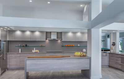 Luxury Customized Laminate Kitchen Cabinets 