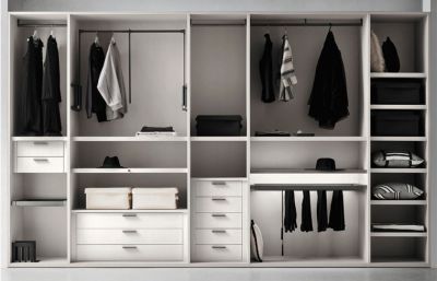 Modern Style Melamine Luxury Walk in Closet