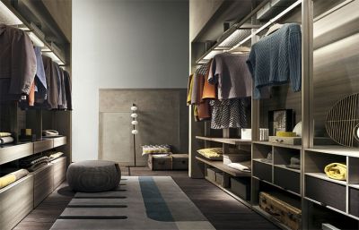  Countryside Style Melamine Walk In Closet