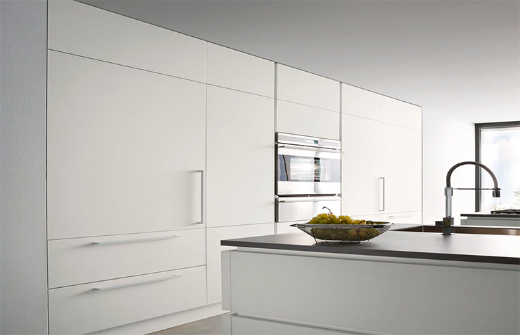  2021 Newest White Lacquer Paint Matt Finish Kitchen Cabinets