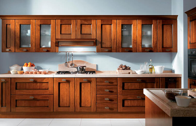 Luxury  Solid Wood Kitchen Cabinets