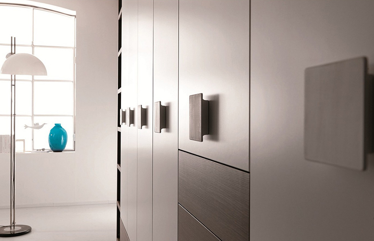 Modern Melamine Door Wardrobe Cabinet With Open Cabinet