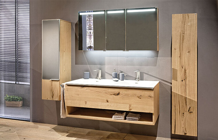 Solid Wood Real Wood Bathroom Vanity Cabinet 