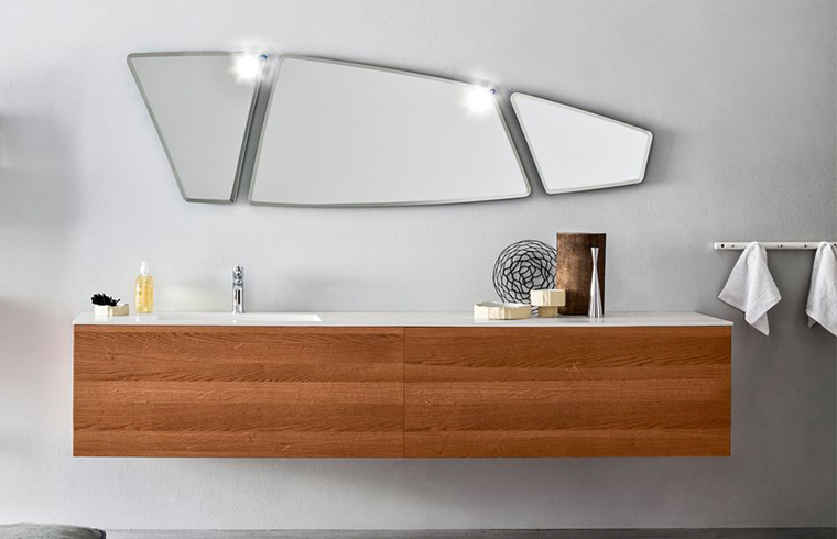 Modern Wood Melamine Bathroom Vanity 