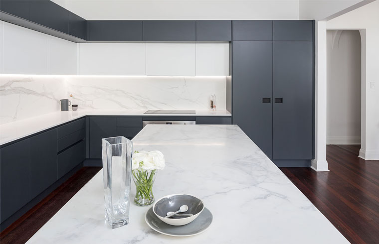 Modern Matt Finish Laminates Kitchen Cabinets