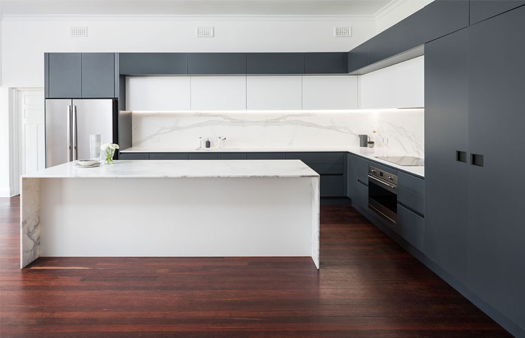 Modern Matt Finish Laminates Kitchen Cabinets