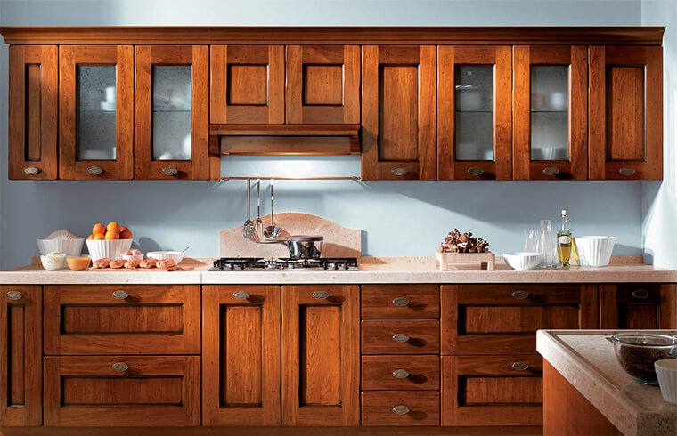 Classic Shaker Door Solid Wood Kitchen Cabinets