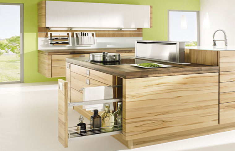 Nature Wood Veneer Home Furniture Kitchen Cabinets
